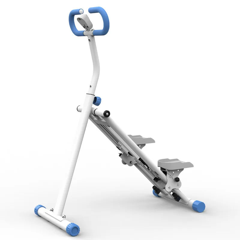 Stair Stepper With Resistance Home Upgrade Vertical Climber Workout Machine Climber Fitness Equipment Adjustable Handlebar Blue