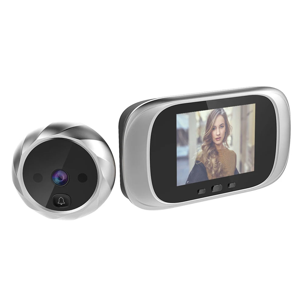 Night Vision Door Peephole Camera 2.8 inch Digital Doorbell Viewer Door Bell Peephole Viewer Video Night Vision