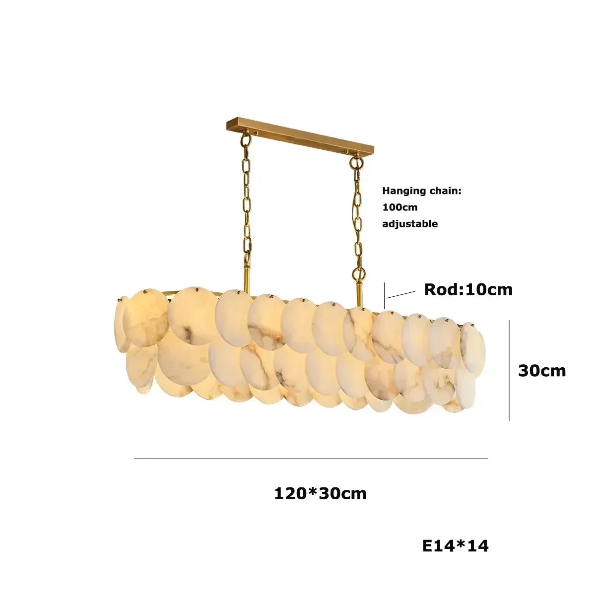 Modern Natural Marble Living Room Chandeliers For Kitchen Island Pendant Lamps Dinning Room Bedroom Indoor Decor Lustre Fixtures