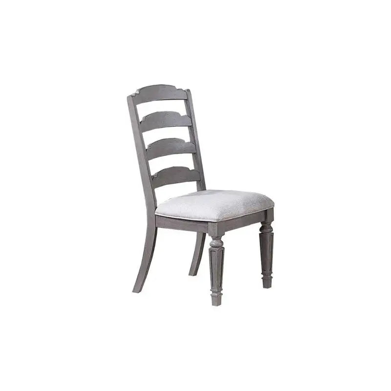 Contemporary 9-Piece Dining Set with Leaf, Includes Dining Table & 8 Ladder Back Chairs