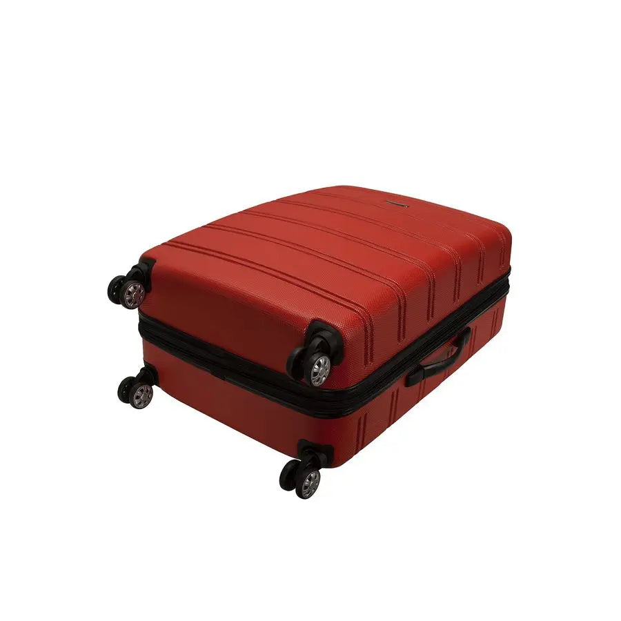 Hardside Expandable Spinner Wheel Luggage, Red, CheckedLarge 28Inch F1603RED