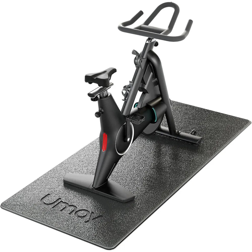 Fitness Workout Mat for Pelton Bike Treadmill Walking Pad Elliptical,5mm Thick,Mat for Hardwood Carpet Floors Protector,Gym Equ