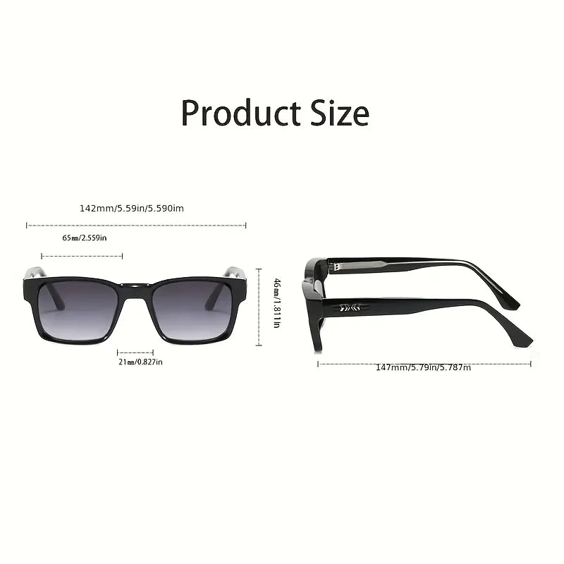 New Fashion Square Sunglasses Women Men 2024 High Quality Trending Product Popular Japanese Style Outdoor Driving Shades UV400