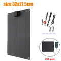 100W Solar Panel 5V Dual USB Polycrystalline Solar Cell 12V Battery Charger for Phone Outdoor Camping Mobile Power Supplies
