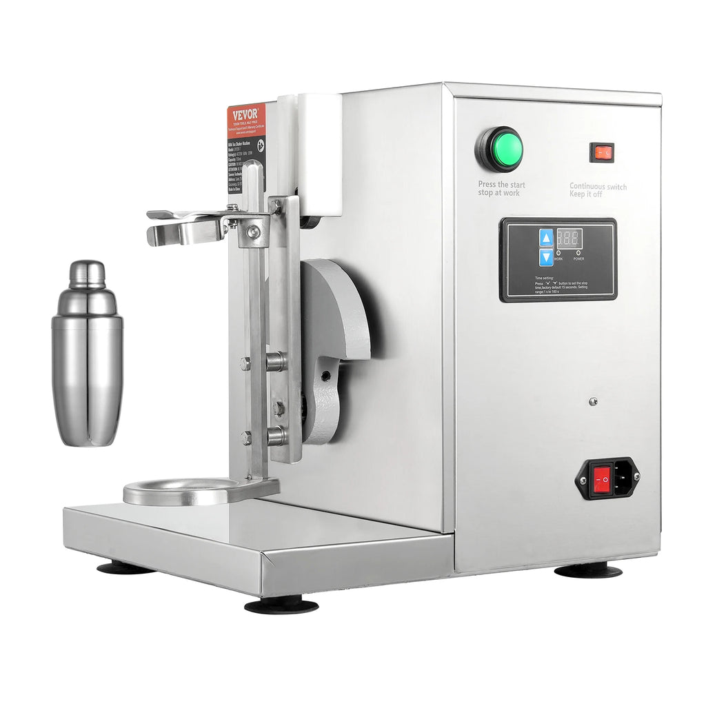 SucceBuy Milkshake Maker Machine 120W Commercial Milk Tea Shaker Machine Single Head Milk Shake Mixer Machine