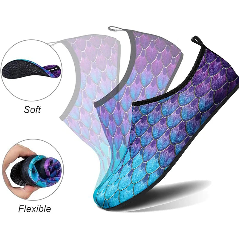 Women Beach Water Shoes Beach Sneaker Socks Man Barefoot Yoga Shoes Quick-Drying Surfing Swimming Shoes Barefoot Water Skin Sock