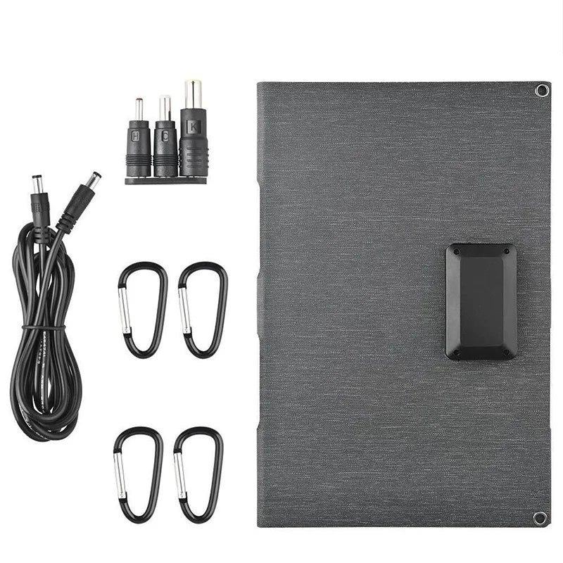 80W Folding Solar Panel IP65 Waterproof Foldable Solar Charger Portable Solar Panel Charger Outdoor Phone Power Bank for Phone