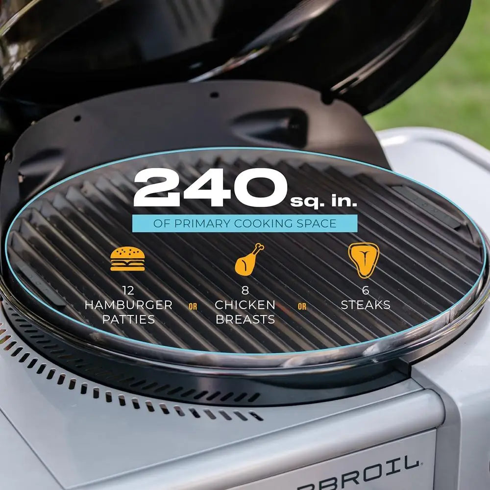Charbroil Bistro Pro Gas Grill or Small Spaces and Patios, Black - 25302161