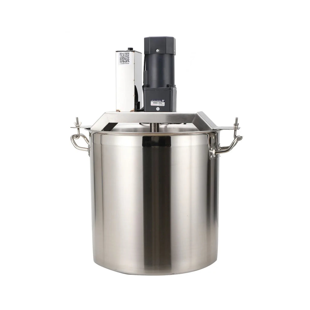 Automatic Hot Pot Fried Machine Small Mixer Food Mixing Stainless Steel Barrel Non Stick Pan Hot Pot Seasoning Stir-Frying