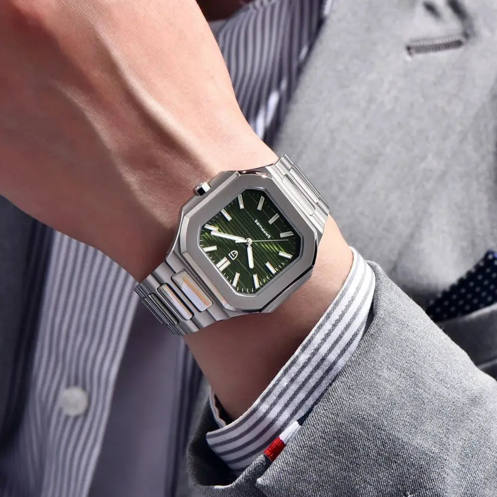 PAGANI DESIGN 2025 New Men's Quartz Wristwatches TMI VH31 37MM 10Bar Waterproof 316L Luxury Stainless Steel Sapphire Men's Watch