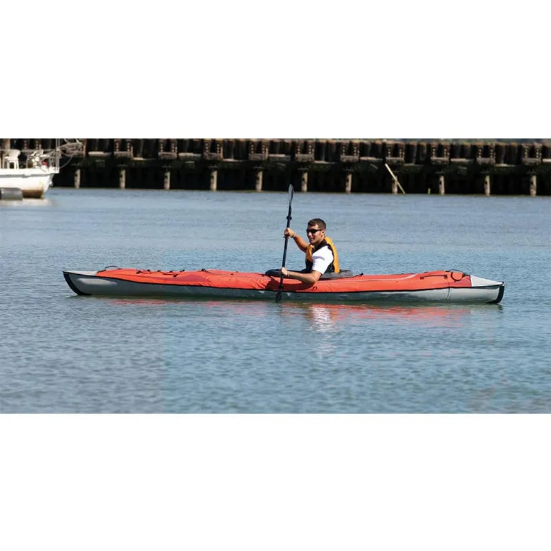 AE1007-R AdvancedFrame Convertible Inflatable Kayak - 15' - Red