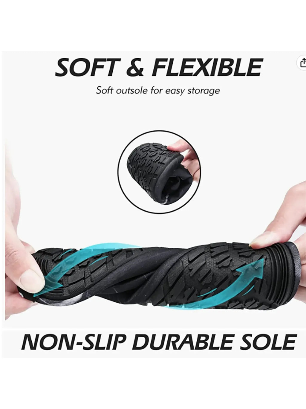 Wading Shoes Soft-soled Non-slip Swimming Shoes Women Men's Snorkeling Quick-drying Beach Shoes Diving Shoe Surfing Socks