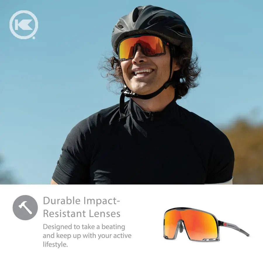 Campeones Wraparound Sunglasses for Men and Women Performance Lenses with Full UV400 Protection