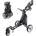 Caddytek CaddyLite ONE-Swivel V8 Golf Trolley - Compact 3-Wheel Folding Cart with 360° Steering, Adjustable Handle, Cooler Baske