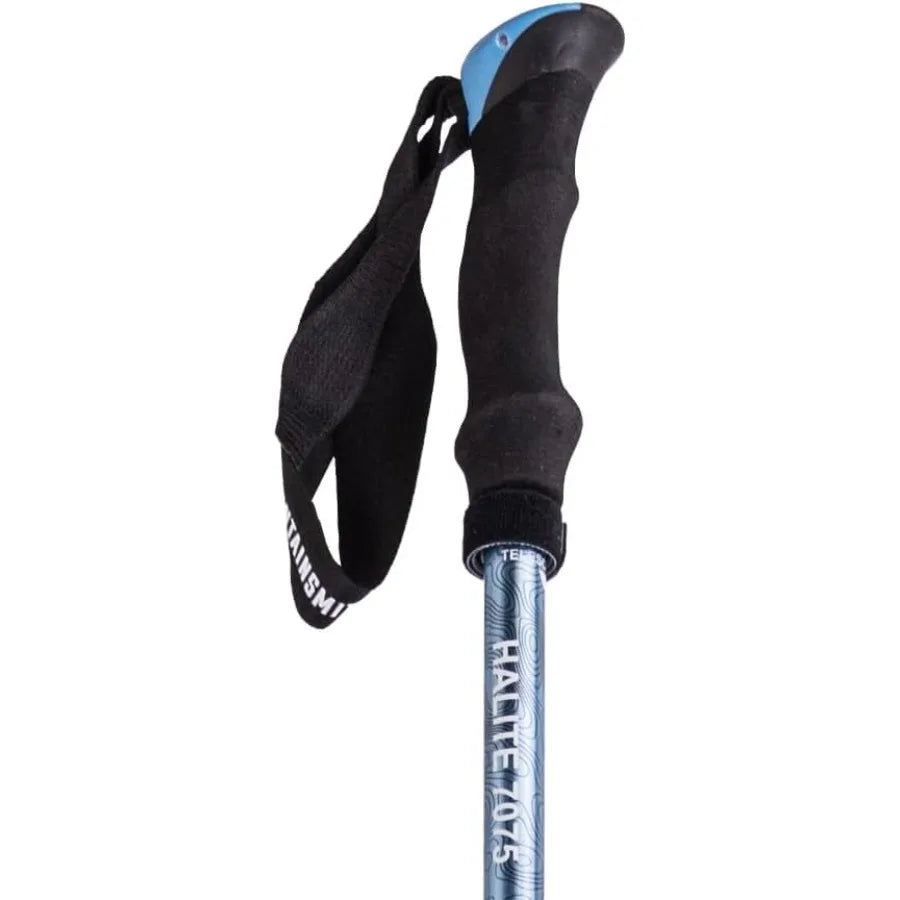 Mountainsmith Halite 7075 Trekking Poles Pair for Hiking Aluminum Alloy Black Lightweight and Adjustable with Ergonomic Grips