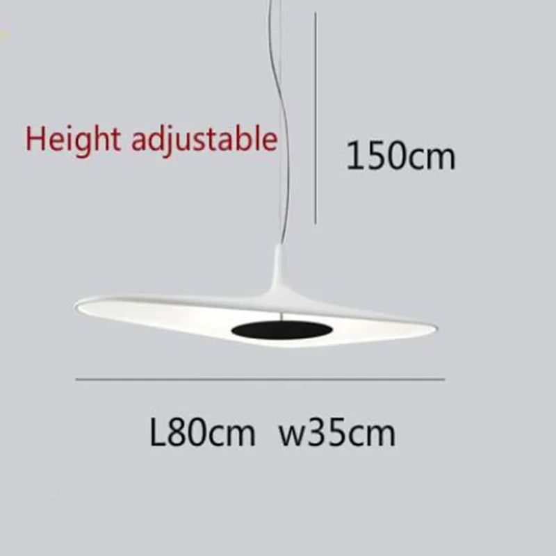 Large Pendant Light Simple Irregular Pendant Lamp For Living Room Bedroom Restaurant Kitchen Designer Soleil Noir Pendant Light