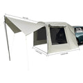 Car Awning Outdoor Tent, Car Tent Attachment for Camping 4-6 Person SUV Sedan Tailgate Awning Shelter Extension, 4.85*2.4*1.95m