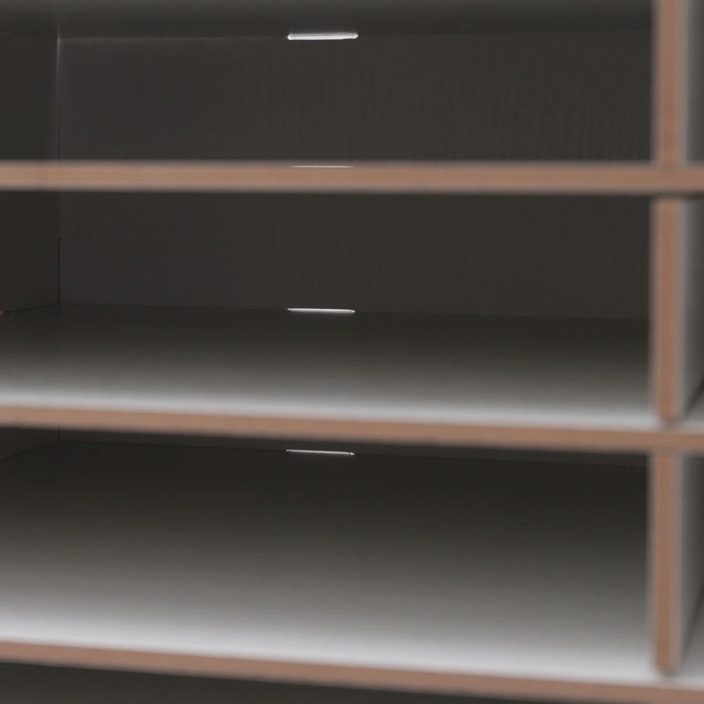 Wooden Desk Organiser 18 Compartments Document Tray Multifunctional Filing Shelf For A4 Magazines Papers Large File Storage