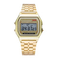 Luxury Men Stainless Steel Digital Military Armys Sport Led Waterproof Wrist Watch Clock Fashion Chronograph Wristwatch 2028