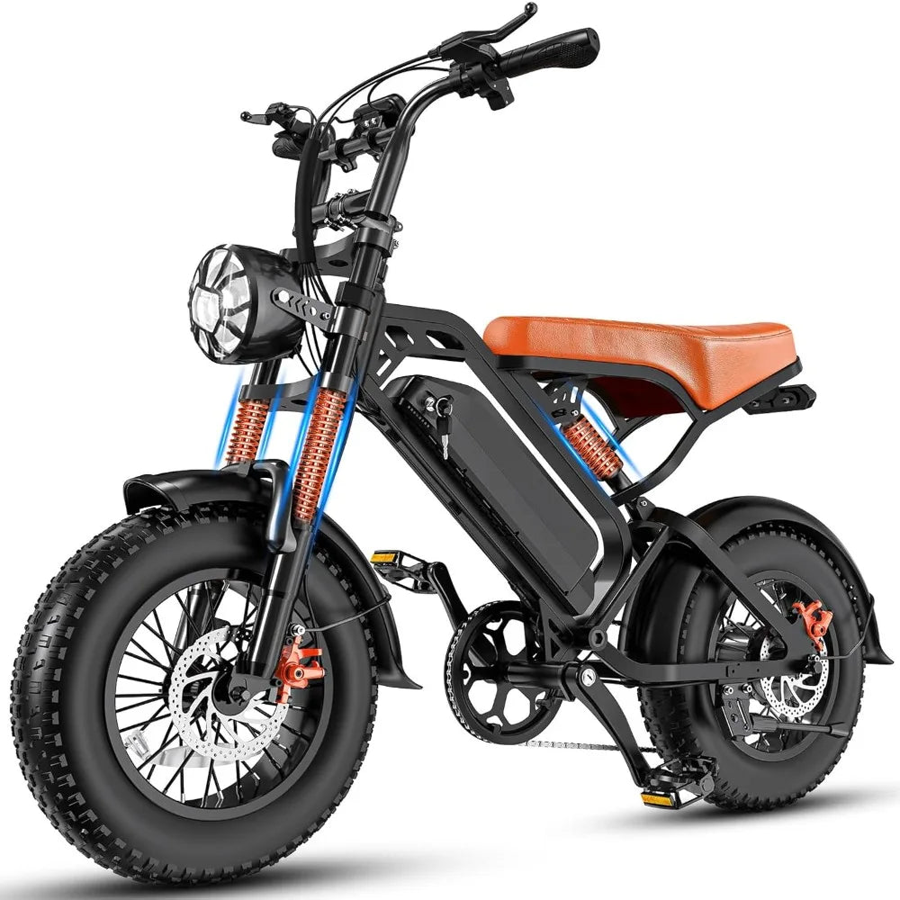 Electric Bike for Adults and Teens, 560W Motor 24MPH Compact Commuter Folding Ebike,32 Miles Range, 48V 10Ah Battery, Customized