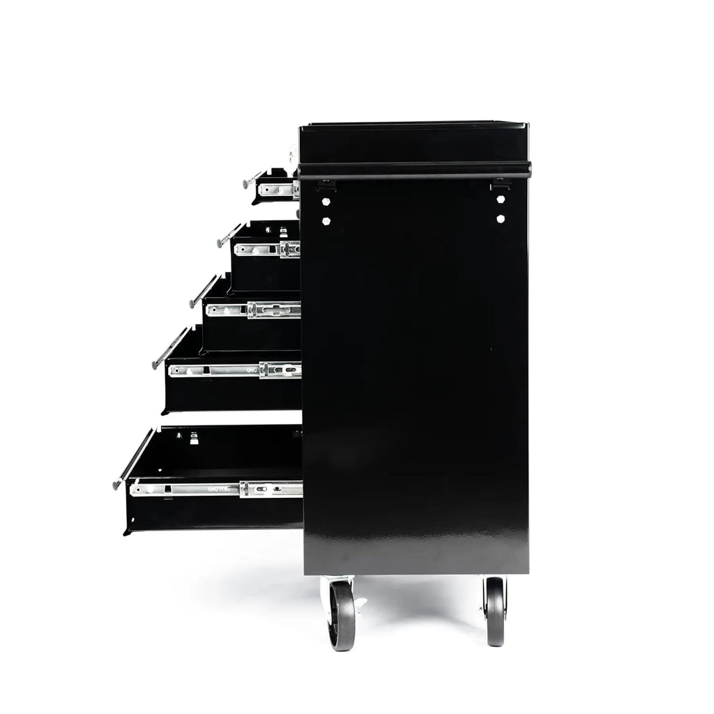 7-Drawer Heavy-Duty Rolling Tool Chest Cabinet with Lock Mobile Cart for Garage & Workshop, Black, Customized