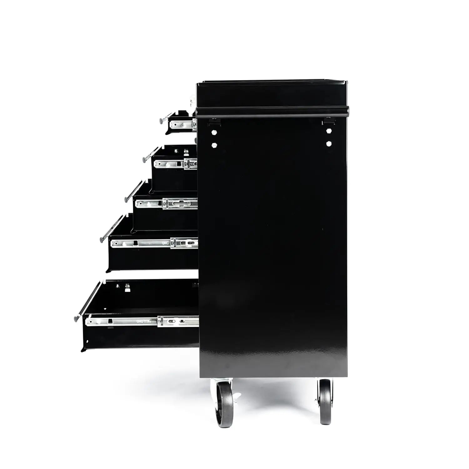 7-Drawer Heavy-Duty Rolling Tool Chest Cabinet with Lock Mobile Cart for Garage & Workshop, Black, Customized