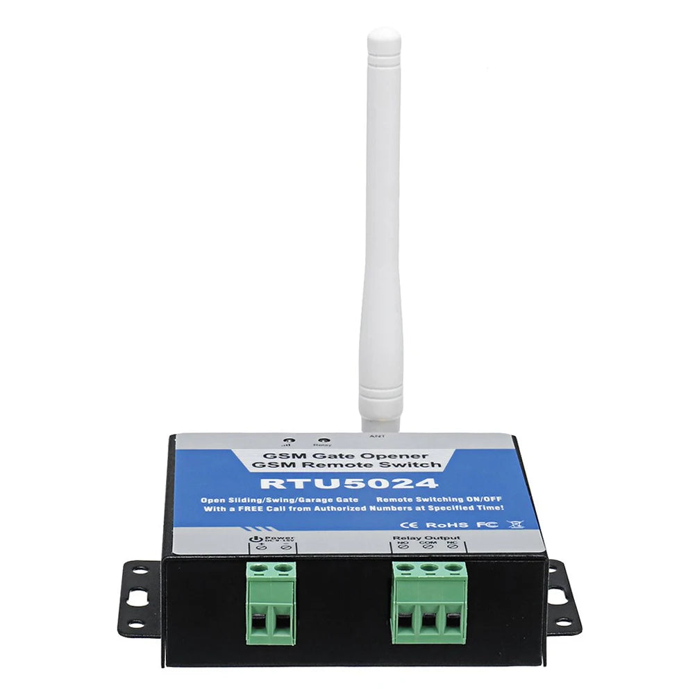 RTU5024 GSM Gate Opener Relay Switch Remote Control Door Access Wireless Door Opener Free Call 850/900/1800/1900MHz