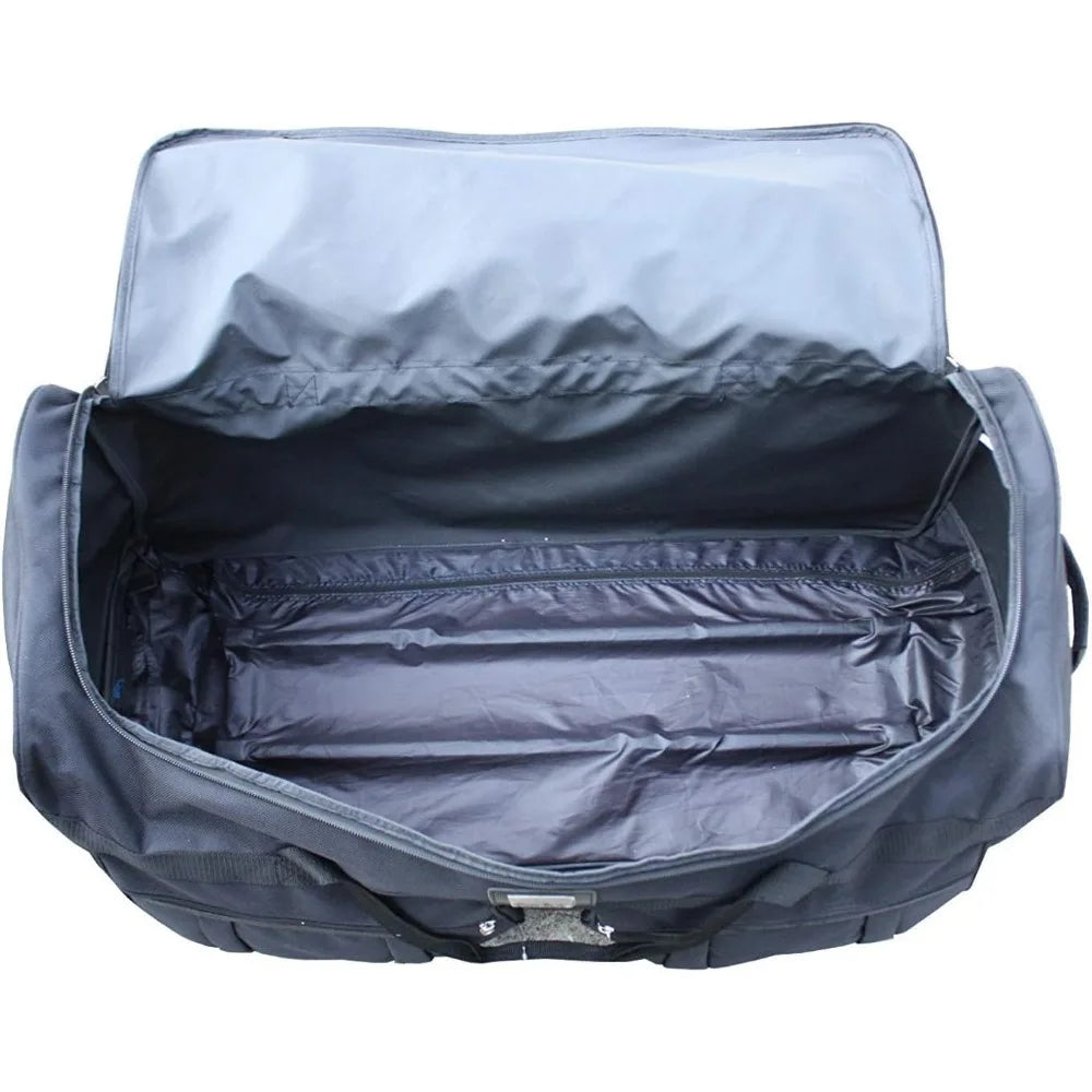 Heavy Duty XL Rolling Duffle Bag 36-inch Luggage Hockey Bag with Wheels Oversized Travel Bag
