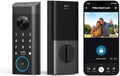 Video Smart Lock E330, 3-in-1 Camera+Doorbell+Fingerprint Keyless Entry Door Lock, Smart Built-in Wi-Fi Deadbolt for Front Door