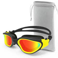 Adult Anti-Fog UV Protection Lens Men Women Swimming Goggles Waterproof Adjustable Silicone Swim Glasses Adults with Bag Holster