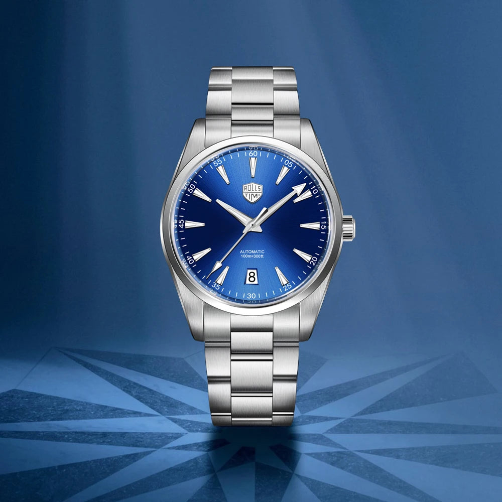 2025 New RollsTimi Men's Watches Top Luxury NH35 Mechanical Wristwatches Automatic Watch For Men AR Sapphire Waterproof Sports