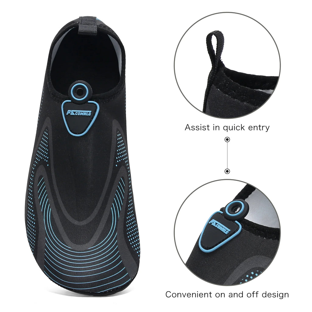 Aqua Shoes Summer Male Swimming Beach Barefoot Water Shoes Women Light Wader Fishing Sea Shoes Free Shipping Large Size 48