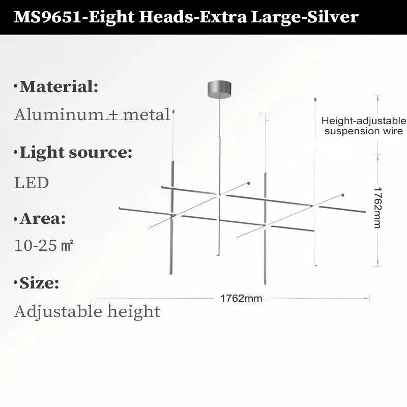 Modern LED Simple Tube Gold Chandeliers For Villa Living Room Kitchen Bar Pendant Lamps Interior Hanging Lighting Luminaires