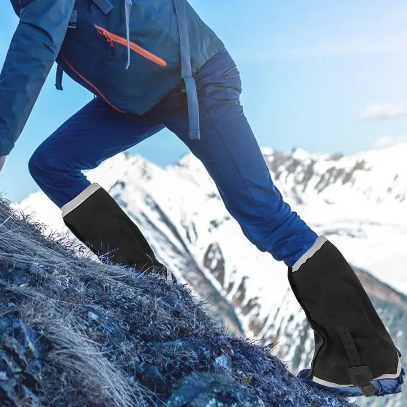 Waterproof Snow Leg Gaiters Hiking Boot Legging Shoes Warmer Snake Shoe Cover Tourist For Outdoor Camping Trekking Climbing