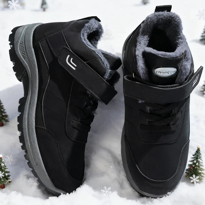 Winter Fashion Casual Outdoor Sneaker Soft Sole Anti Slip Warm Winter Snow Boots Cold Resistant Wear-Resistant Couple style
