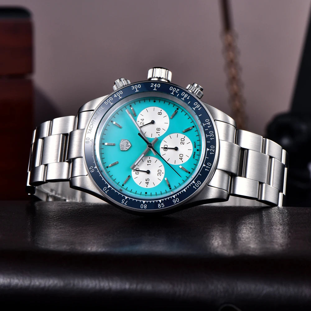 2025 New RollsTimi Men's Watches Top Brand Luxury Quartz Watch For Men Speed Chronograph AR Sapphire Luminous Waterproof Clock