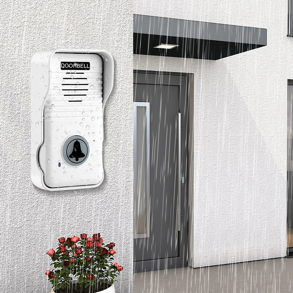 Wireless Voice Duplex Intercom Doorbell 500M Hand Free Two Way Wireless Doorbell Duplex Door Bell for House Home Factory Office