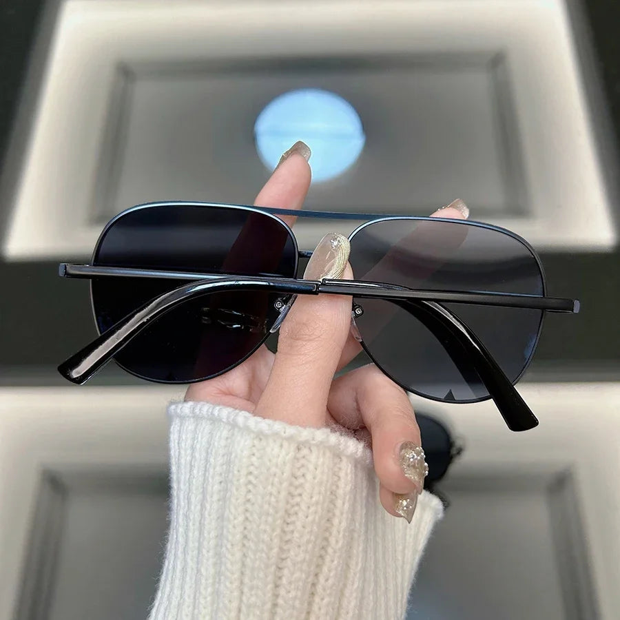 Fashion Vintage Oval Sunglasses Women Men Brand Designer Retro Sun Glasses Female Male Outdoor Mirror Punk Shades Oculos De Sol