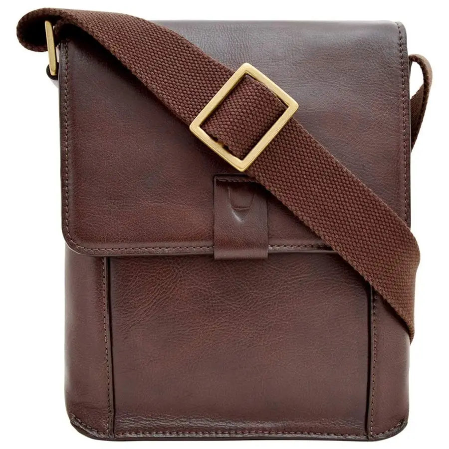 Aiden Leather Messenger Cross body Bag
