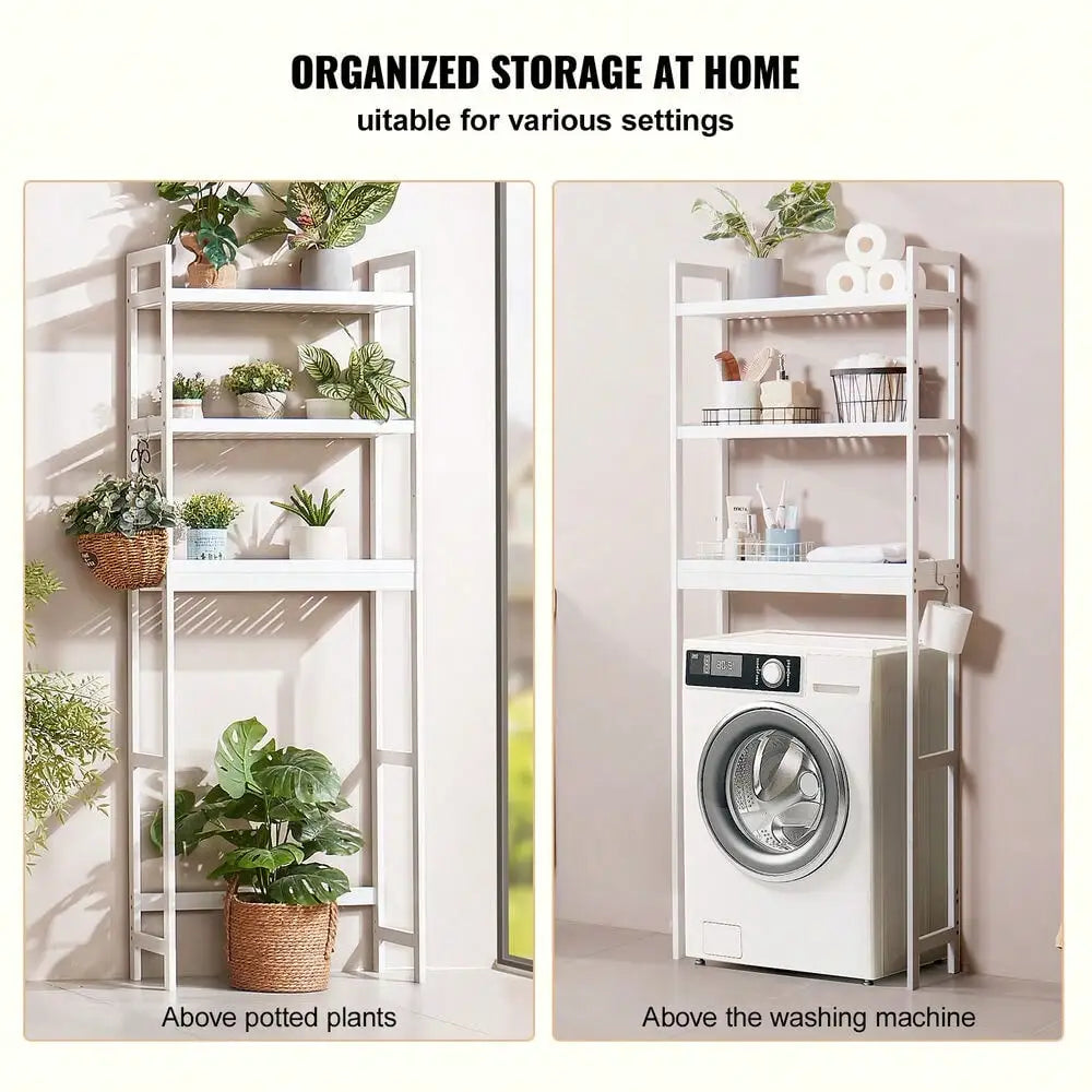 Over the Toilet Storage 3-Tier Bathroom Shelf Rack Space Saver Organizer