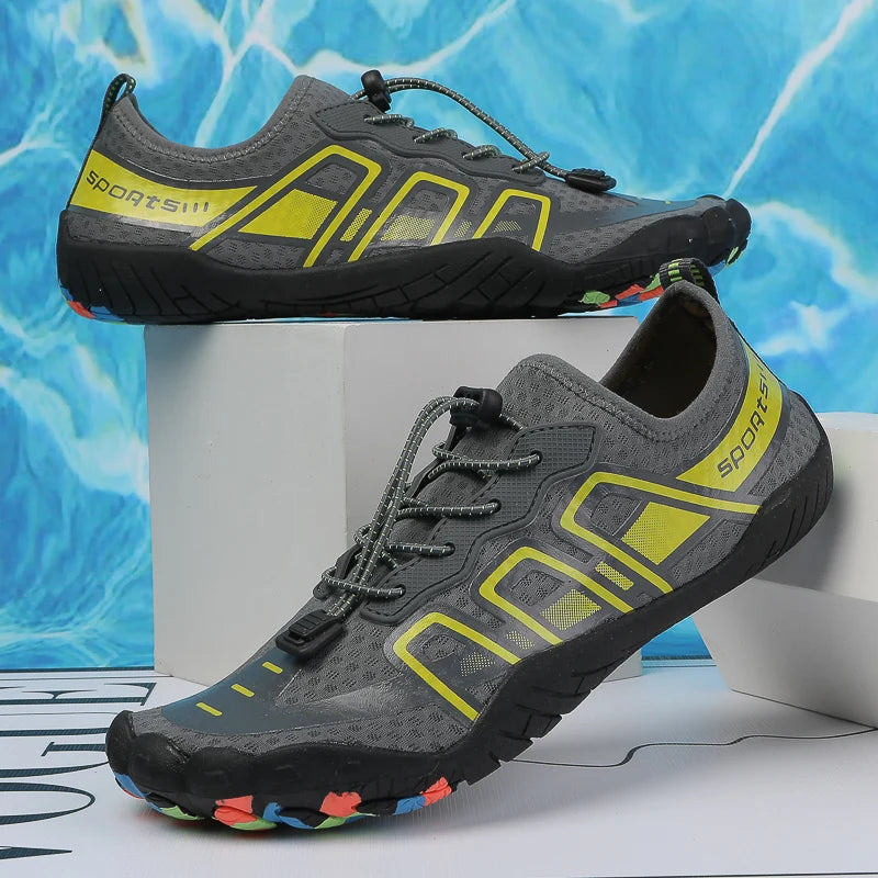Men Wading Shoes Women Swimming Shoes Sneakers Barefoot Beach Sandals Upstream Aqua Shoes Quick-Dry Sea Diving Gym Water Shoes