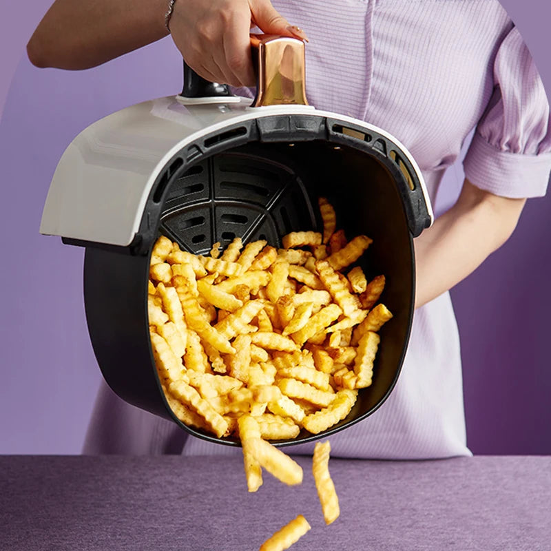 8L Smart Electric Air Fryer Large Capacity Convection Oven - Oil-Free Deep Fryer 360°Baking Kitchen Home Appliance Air Fryer
