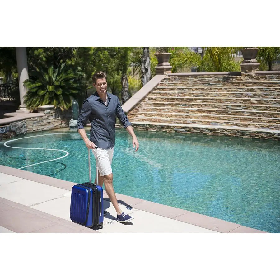 Hardside CarryOn Spinner Luggage, Blue, CarryOn 19Inch