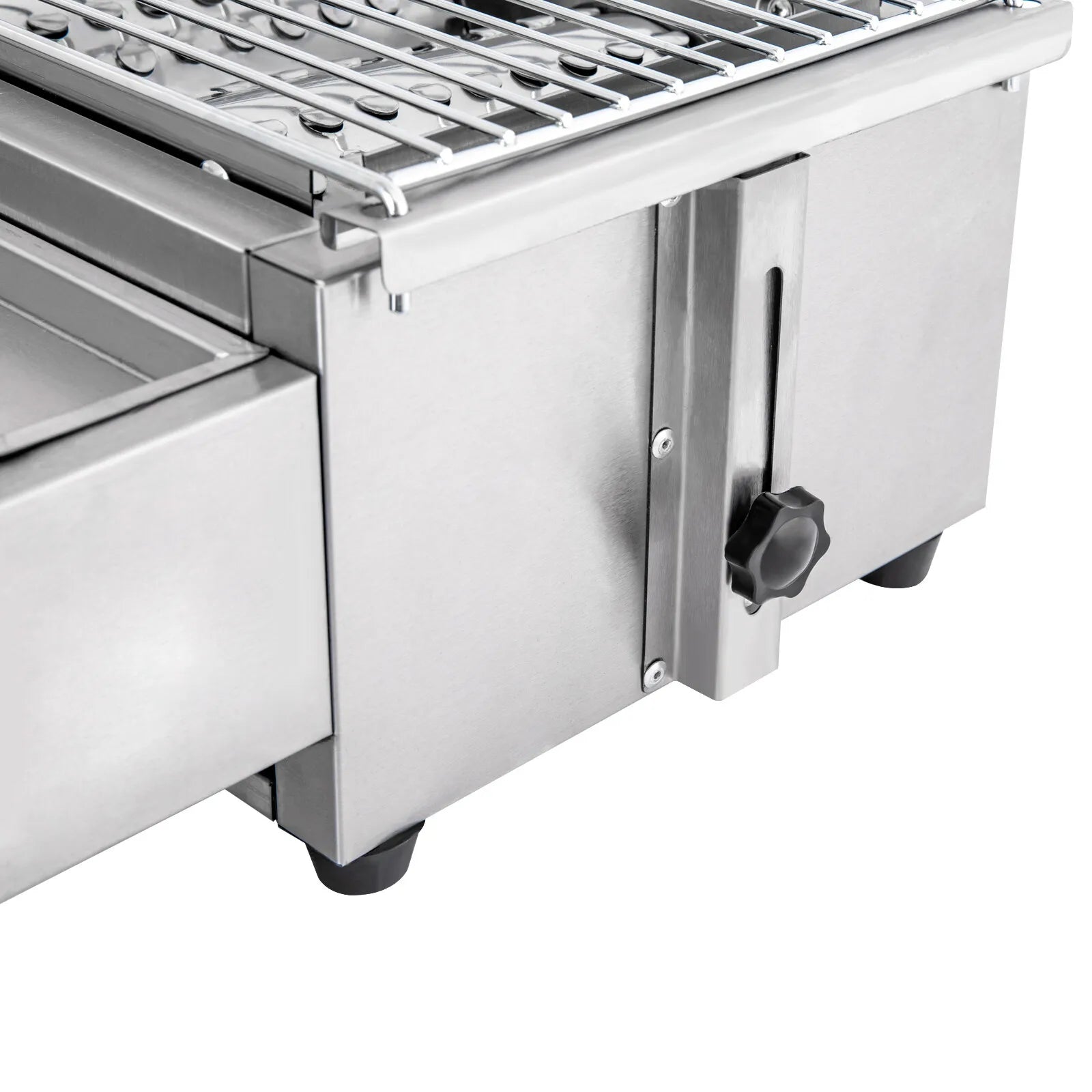 Tabletop Gas Grill Stainless Steel Barbecue Stove Portable LPG Gas BBQ Great Barbecue Cooker Small Grill Griddle for Camping