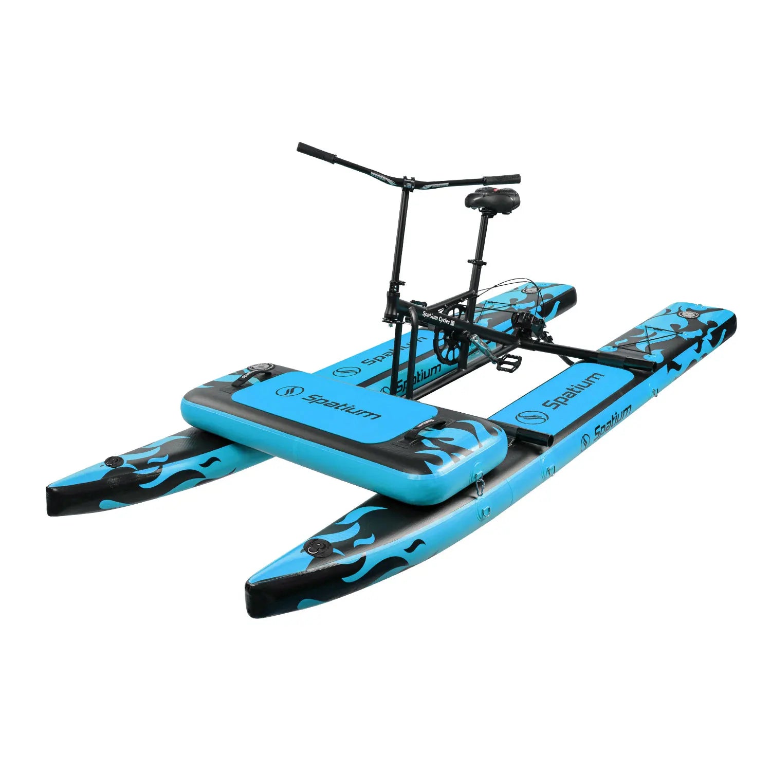 Spatium Sup Water Bike Inflatable Pedal Boat 2.0 Inflatable Pedal Kayak Water Bikes for Lake More Stable and Easy to Drive