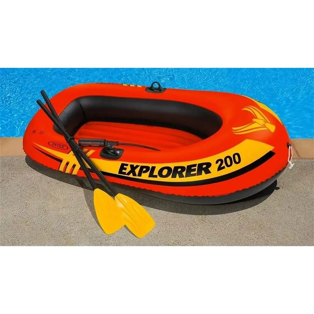 Inflatable Sailing Vessel, Dual-Hull Boat Set (Including Paddles and Pump), Water Diving Rat (or Suitable for Lakes, Swimming Po