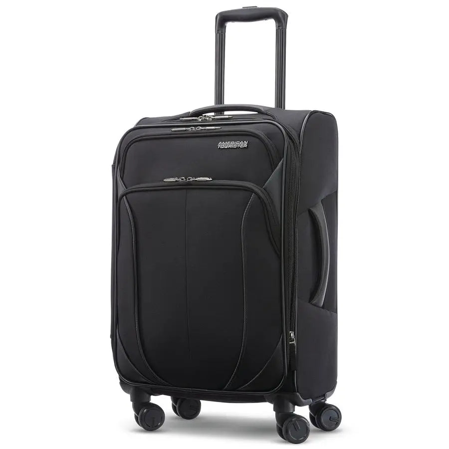 KIX 2.0 Expandable Softside Luggage with Spinner Wheels, 20 SPINNER, BLACK