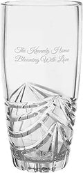 Engraved Cut Crystal Swag Vase (Free Customization)