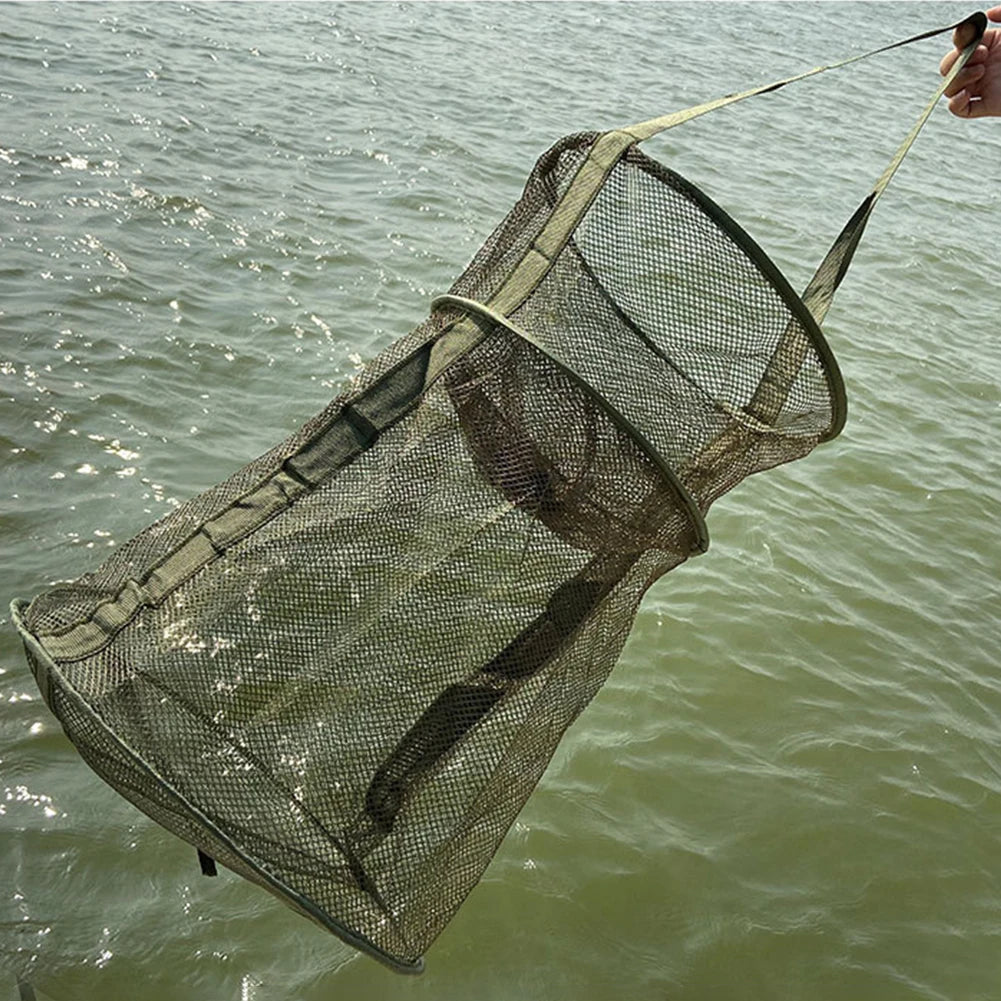 Portable Fishing Trap Network Fish Accessories Lobster Storage Cage Fish Shrimp Mesh Cage Fishing Basket Landing Net Fishing Net