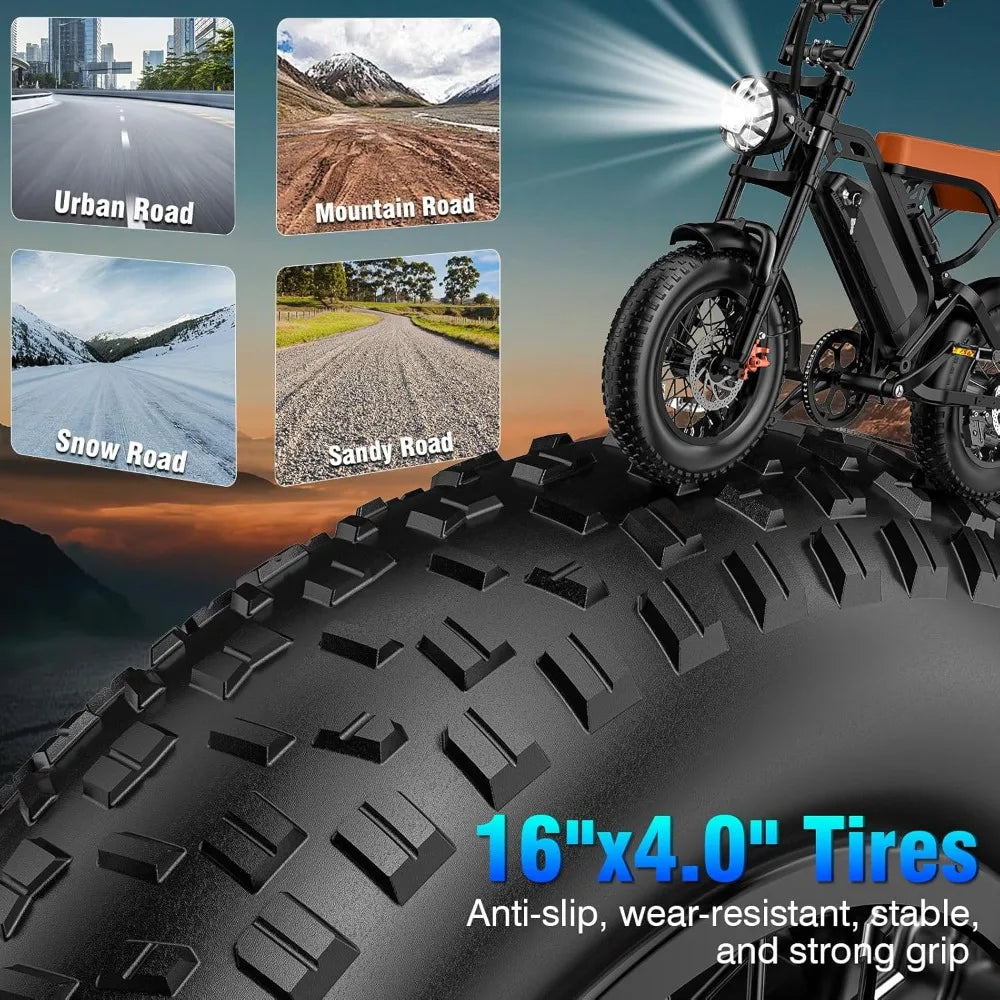 Electric Bike for Adults and Teens, 560W Motor 24MPH Compact Commuter Folding Ebike,32 Miles Range, 48V 10Ah Battery, Customized